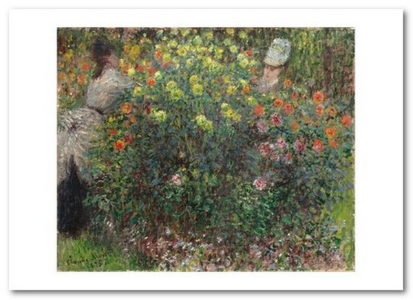 «Открытка Claude Monet - Ladies in Flowers (CM72)», бренда Artistic Card - фото №1