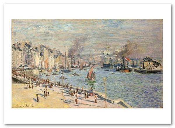  «Открытка Claude Monet - Port of Le Havre (CM78)», бренда Artistic Card - фото №1