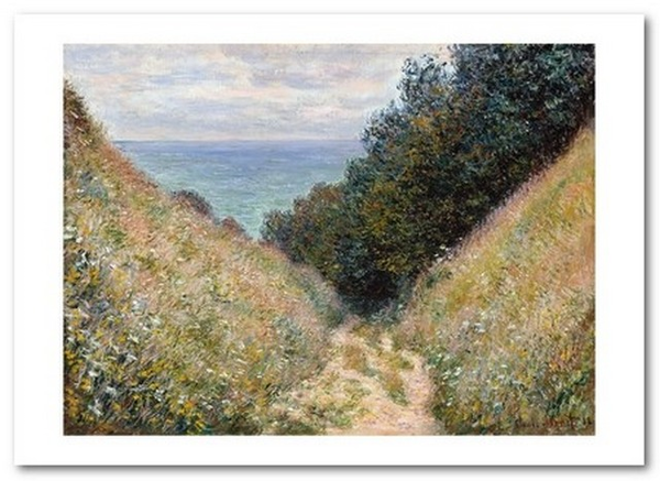 «Открытка Claude Monet - Road at La Cavee, Pourville (CM83)», бренда Artistic Card - фото №1