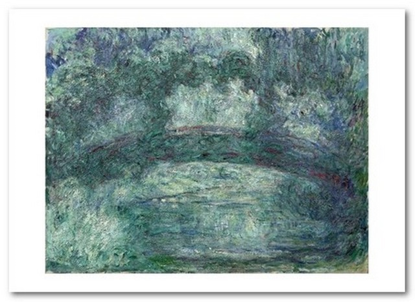  «Открытка Claude Monet - The Japanese Bridge (CM93)», бренда Artistic Card - фото №1