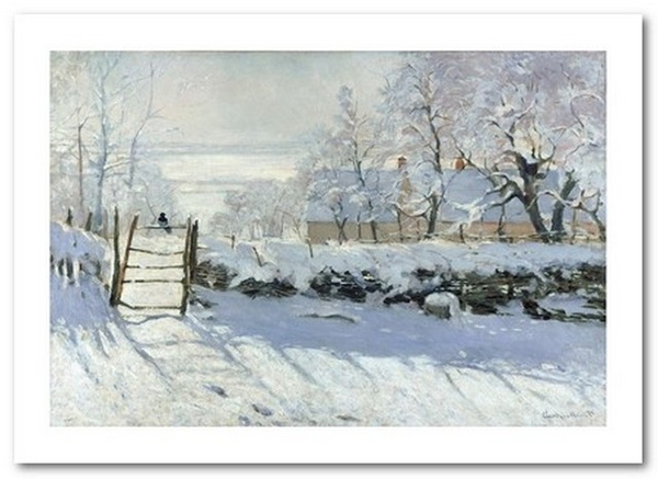 «Открытка Claude Monet - The Magpie (CM94)», бренда Artistic Card - фото №1
