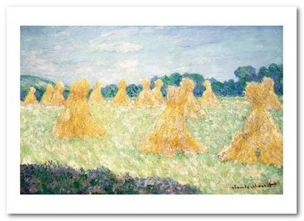 «Открытка Claude Monet - The Young Ladies of Giverny, Sun Effect (CM99)», бренда Artistic Card - фото №1