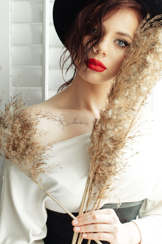 «Тимчасові тату Arley Sign Квіти говорять. Love (1213-1)», бренда Arley Sign - фото №1