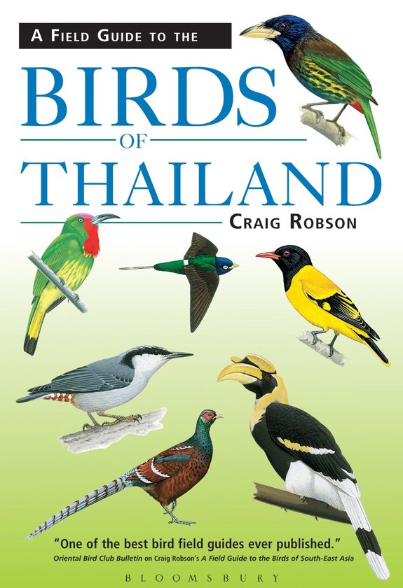 Бумажная книга «Field Guide to the Birds of Thailand», автор Крейг Робсон - фото №1