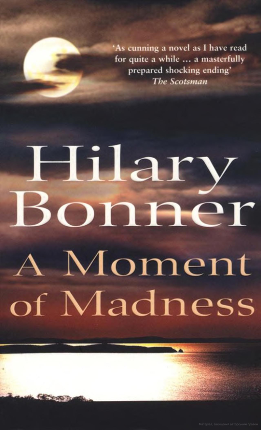 Паперова книга «A Moment Of Madness», автор Хіларі Боннер - фото №1