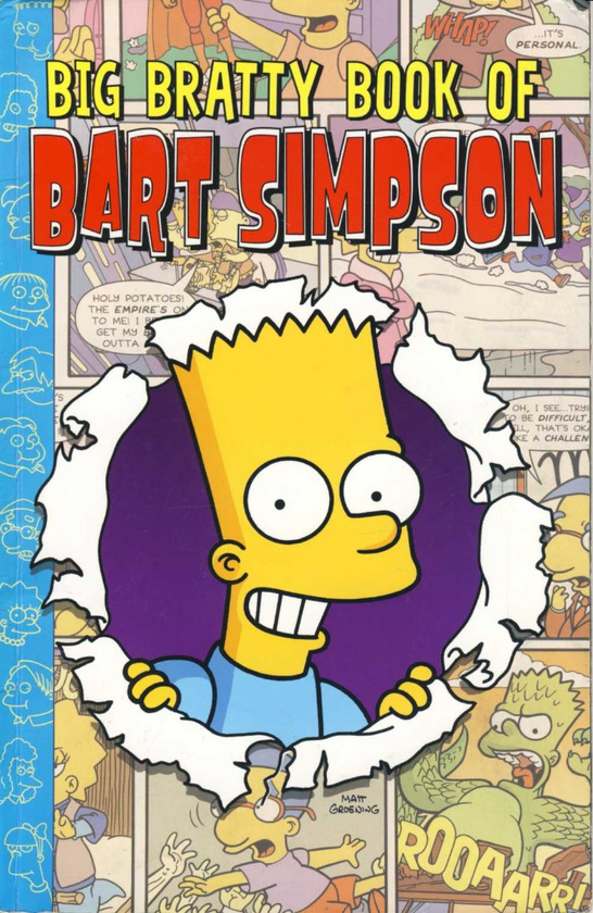 Бумажная книга «Big Bratty Book of Bart Simpson», автор Мэтт Грёнинг - фото №1