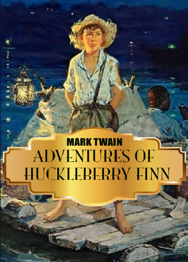 Бумажная книга «Adventures of Huckleberry Finn», автор Марк Твен - фото №1