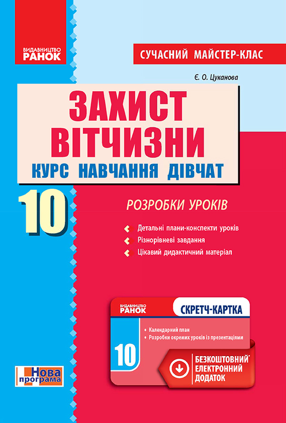 Захист Вітчизни. Курс навчання дівчат. 10 клас. Розробки...