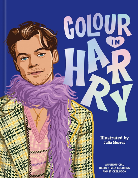 Бумажная книга «Colour In Harry. A Unofficial Harry Styles Colouring and Sticker Book» - фото №1