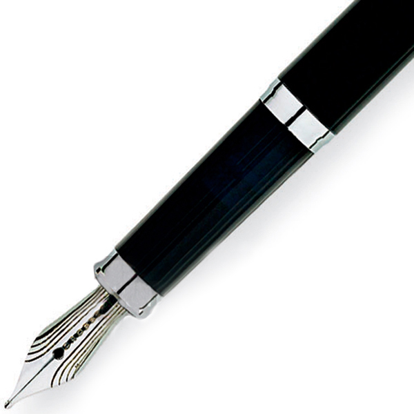«Ручка Cross CENTURY II Tr.Black Lacquer Chrome FP F (Cr008642s)» - фото №1