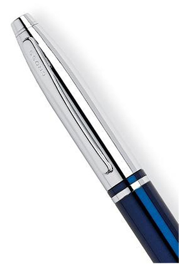  «Ручка Cross CALAIS Blue Chrome BP (Cr01123)» - фото №1