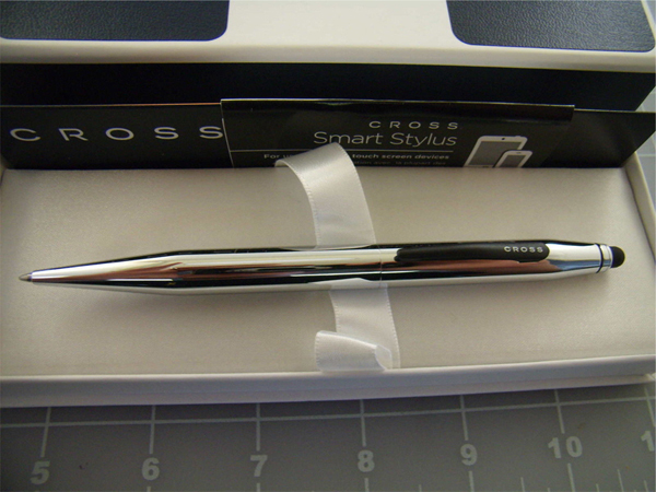  «Ручка-стилус шариковая Cross TECH 2 Pure Chrome BP + PDA (Cr06522)» - фото №1