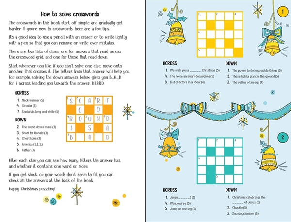 Паперова книга «Christmas Crosswords», автор Філіп Кларк - фото №1