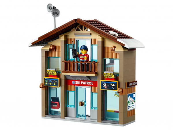 «Конструктор LEGO City Гірськолижний курорт 806 деталей (60203)», бренду LEGO - фото №1