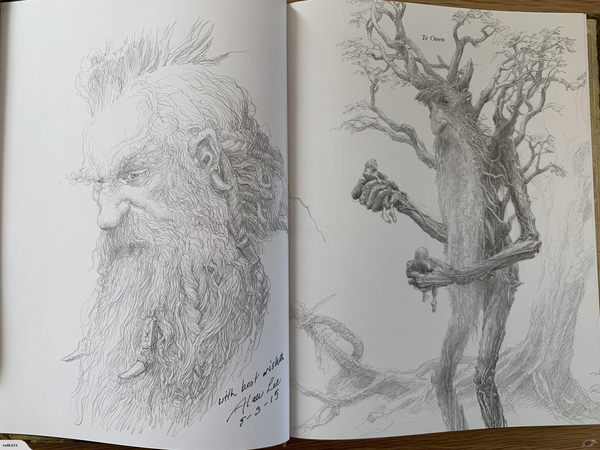 Бумажная книга «The Hobbit Sketchbook & The Lord of the Rings Sketchbook» - фото №1