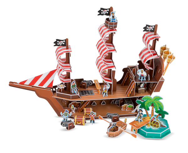  «3D пазлы Melissa & Doug Пиратский корабль (MD9045)», бренда Melissa & Doug - фото №1