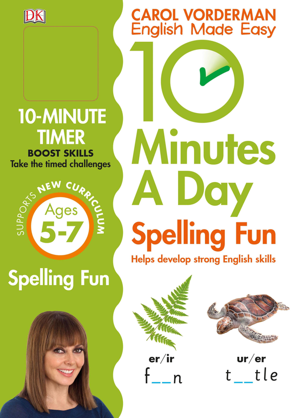 [object Object] «10 Minutes a Day Spelling Fun Ages 5-7 Key Stage 1», автор Кэрол Вордерман - фото №1