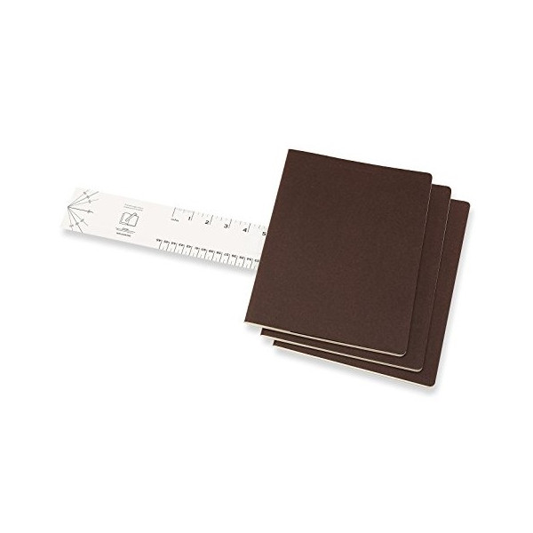  «Нотатник Moleskine Cahier Великий Коричневий 3 шт. (CH022P2)», бренду Moleskine - фото №1