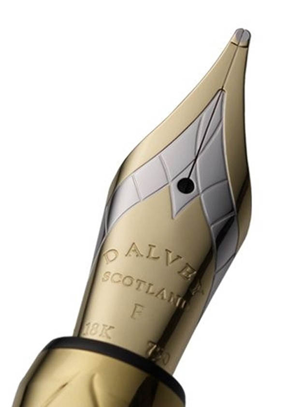«Перьевая ручка Dalvey SIGNATURE Black 18K Gold FP F (D70067)» - фото №1