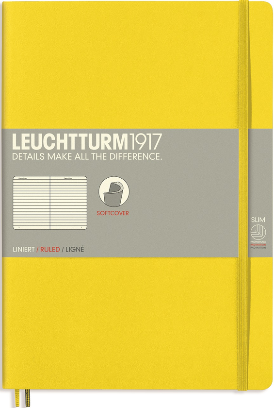  «Записная книжка Leuchtturm1917 желтая (355288)», бренда Leuchtturm1917 - фото №1