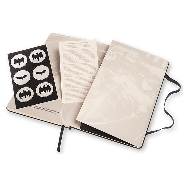  «Еженедельник Moleskine 2017 Batman средний черный (DBA12WN3Y17)», бренда Moleskine - фото №1