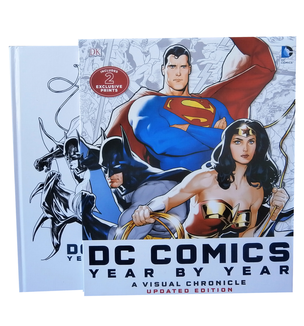 Паперова книга «DC Comics Year by Year. A Visual Chronicle. Updated Edition (+ 2 эксклюзивных плаката) », авторів Деніел Уоллес, Меттью К. Меннінг, Алан Коусілл, Алекс Ірвін, Майкл МакЕвенні - фото №1
