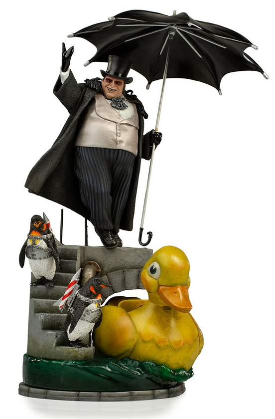  «Статуэтка DC Comics Penguin Deluxe Art Scale 1/10 (DCCBAT40621-10)», бренда DC Comics - фото №1