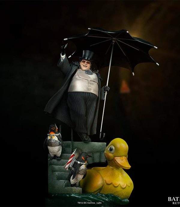  «Статуэтка DC Comics Penguin Deluxe Art Scale 1/10 (DCCBAT40621-10)», бренда DC Comics - фото №1