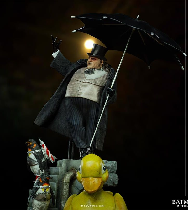  «Статуэтка DC Comics Penguin Deluxe Art Scale 1/10 (DCCBAT40621-10)», бренда DC Comics - фото №1