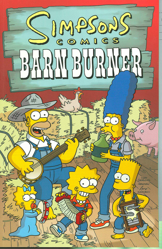 Паперова книга «Simpsons Comics Barn Burner », автор Метт Грьонінг - фото №1