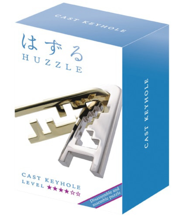 «Металлическая головоломка Hanayama Huzzle Keyhole 4 Замок (515061)», бренда Hanayama - фото №1