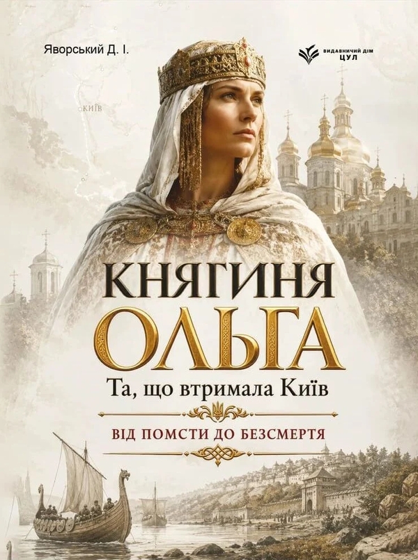 Paper book «Princess Olga: The Woman Who Saved Kyiv – From Revenge to Immortality», author Dmytro Yavorskyi - фото №1