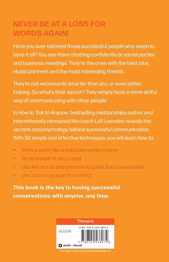 Паперова книга « How to Talk to Anyone. 92 Little Tricks for Big Success in Relationships», автор Лейл Лаундес - фото №1