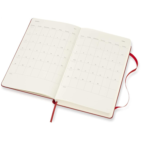 «Ежедневник Moleskine 2020-2021 Красный (DHF218DC3Y21)», бренда Moleskine - фото №1