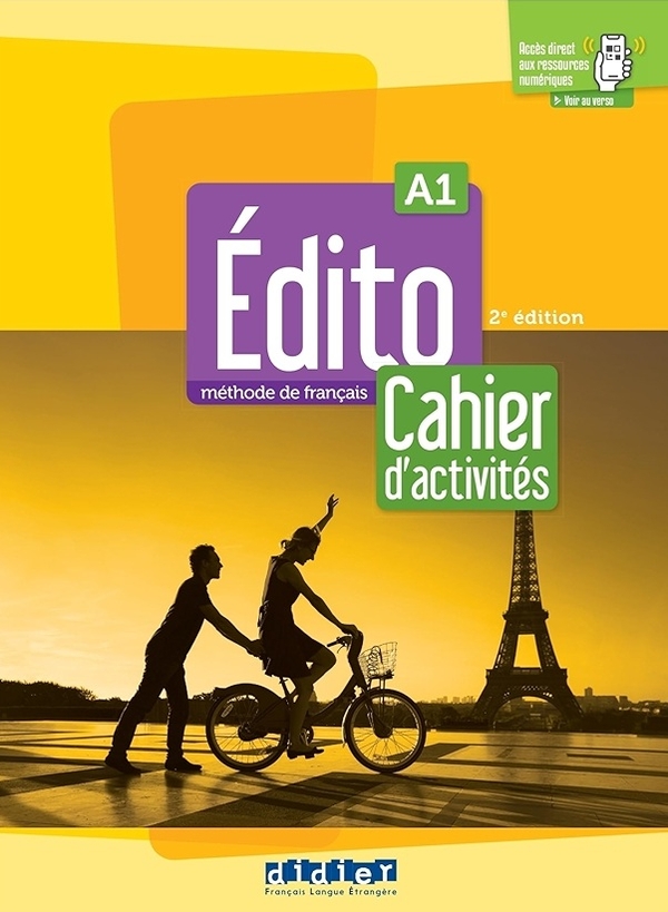 Паперова книга «Edito 2e edition: Cahier d'activites A1 + didierfle.app» - фото №1