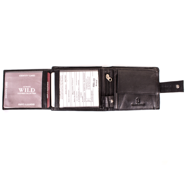 «Портмоне чоловіче шкіряне Always Wild (DNKN992L-CCF-black)», brand Always Wild / Always Wild / - фото №1