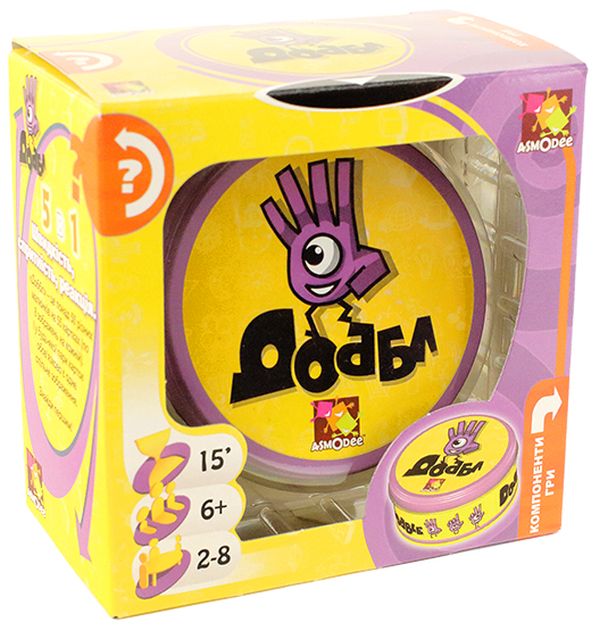  «Настольная игра Libellud Dobble (DOBB01UA)», брендов Libellud, Игромаг - фото №1