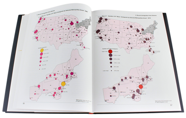 Паперова книга «Atlas of Ukrainians in the United States. Demographic and Socio-Economic Characteristics», автор Олег Воловина - фото №1