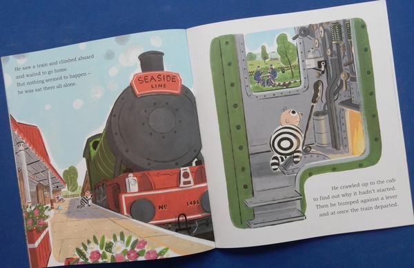 Паперова книга «Baby's First Train Robbery», автор Джим Уоллі - фото №1
