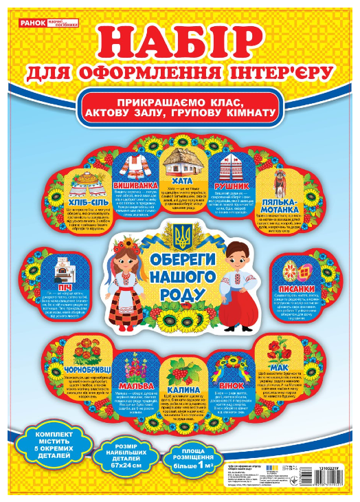 Набір для оформлення інтер'єру. Обереги нашого роду