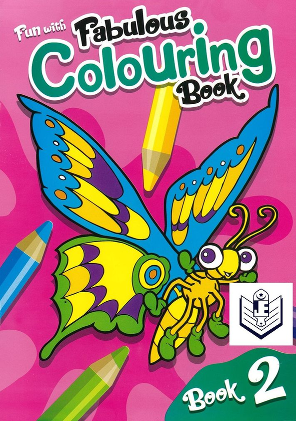 Бумажная книга «Fun with Fabulous Coloring Book 2» - фото №1