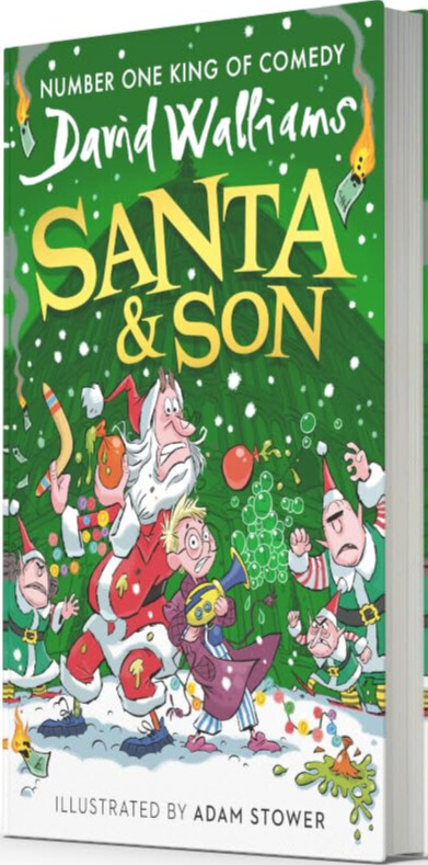 Паперова книга «Santa & Son», автор Девід Вольямс - фото №1