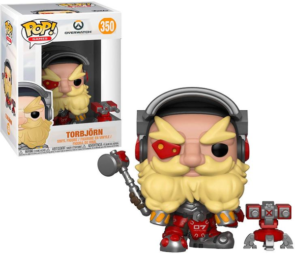  «Коллекционная фигурка Funko POP! Overwatch Torbjorn (32278)», бренда Funko Pop - фото №1