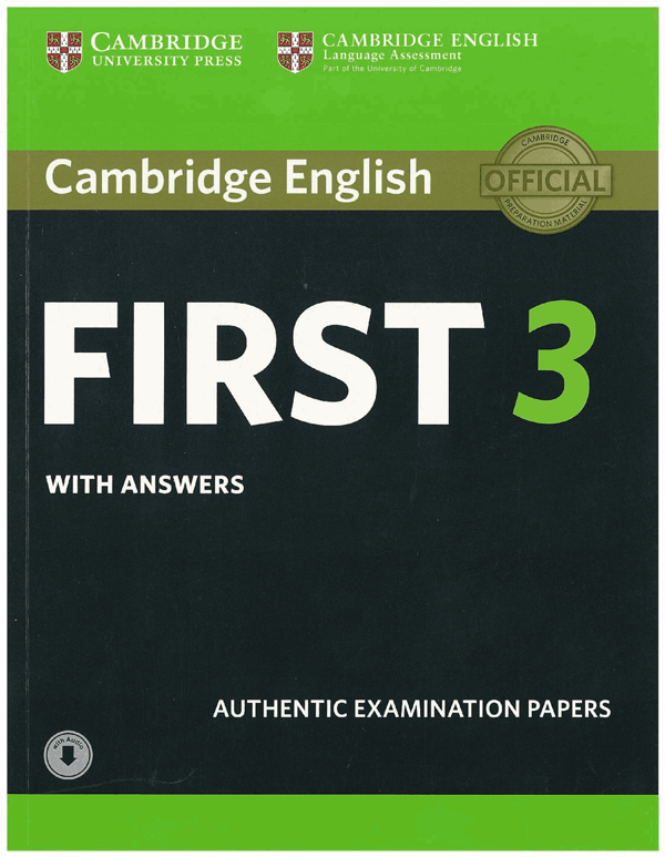 Паперова книга «B2 First 4 Student's Book with Answers with Audio with Resource Bank : Authentic Practice Tests» - фото №1
