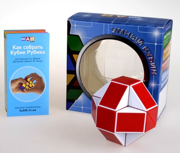 «Головоломка Smart Cube Змейка красная (SCT402)», бренда Smart Cube - фото №1