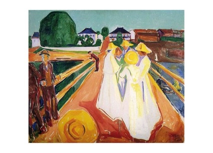 «Листівка Women on the Bridge, 1904-1907 (EDM47)», бренду Artistic Card - фото №1