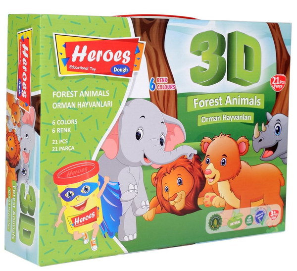  «Набор теста Play Toys для лепки Животные (E ERN-571)», бренду Play Toys - фото №1