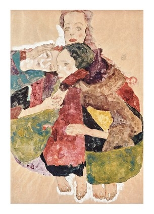  «Листівка Gruppe von drei Mädchen, 1911 (ES50)», бренда Artistic Card - фото №1