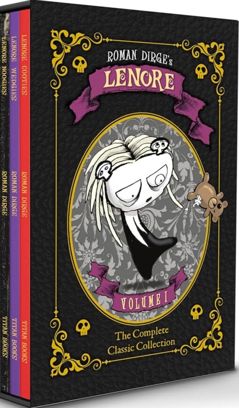 Бумажная книга «Lenore Slipcase Set (Noogies, Wedgies, Cooties)», автор Роман Дердж - фото №1