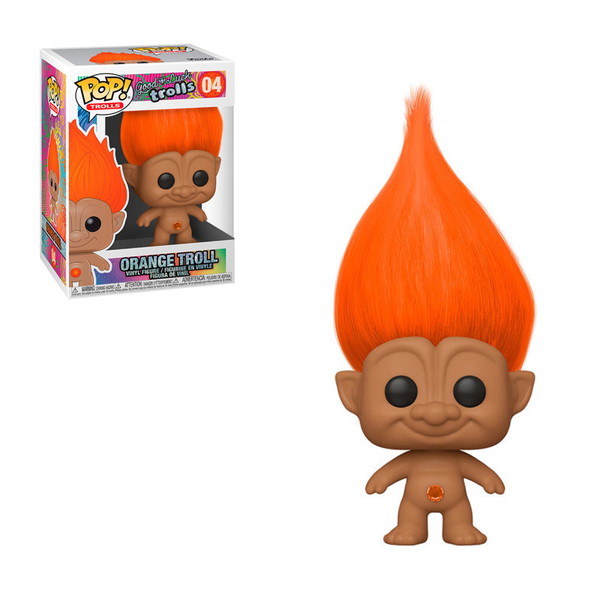  «Коллекционная фигурка Funko Pop! Trolls Orange Troll (44606)», бренда Funko Pop - фото №1